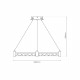 Milagro Lampa wisząca ELEGANCE 36W LED ML0996