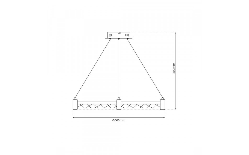 Milagro Lampa wisząca ELEGANCE 36W LED ML0996