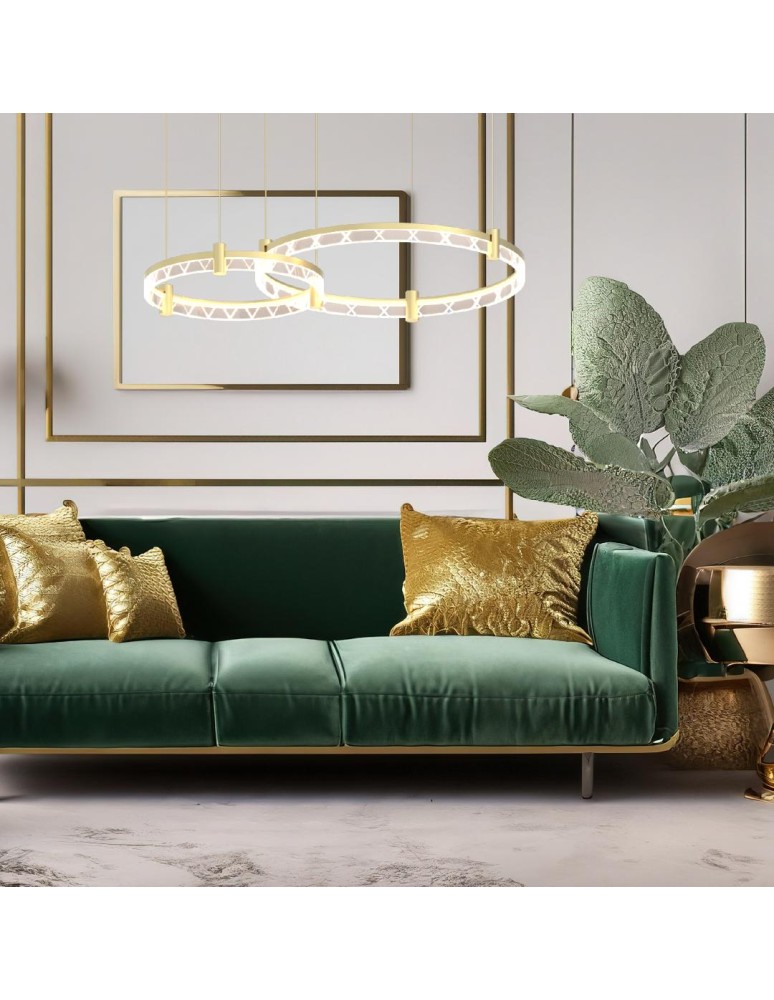 Pendant lamps circles - Milagro ELEGANCE 72W LED pendant lamp ML0997 - product kolory-swiatla.pl 3