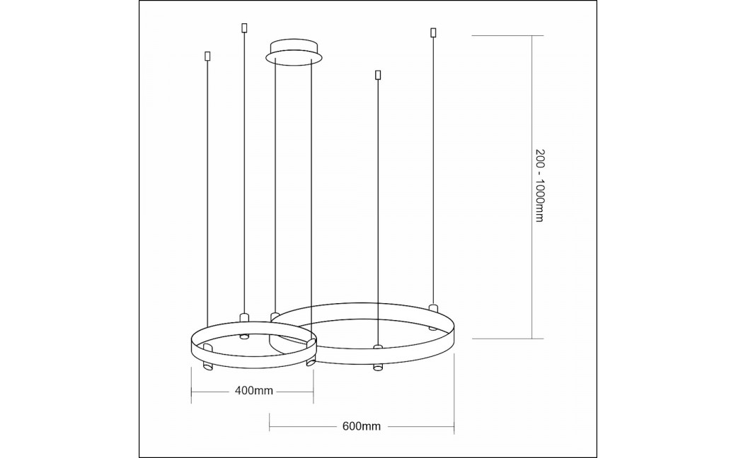 Milagro Lampa wisząca ELEGANCE 72W LED ML0997