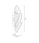 Designer wall lamps - Milagro Wall lamp LARGO 8W LED ML1040 - product 4