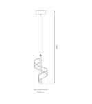 Designer pendant lamps - Milagro LARGO 10W LED pendant lamp ML1041 - product 5