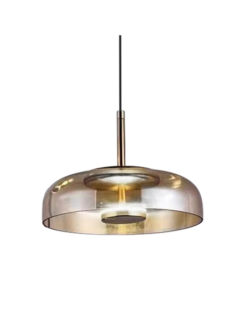 Single pendant lamps - Milagro VETRO AMBER 6W pendant lamp ML1045 - product kolory-swiatla.pl 2