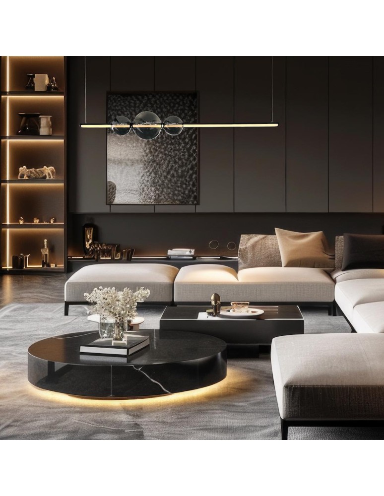 Pendant lamps over the island - Milagro KUGEL 30W pendant lamp ML0982 - product kolory-swiatla.pl 3