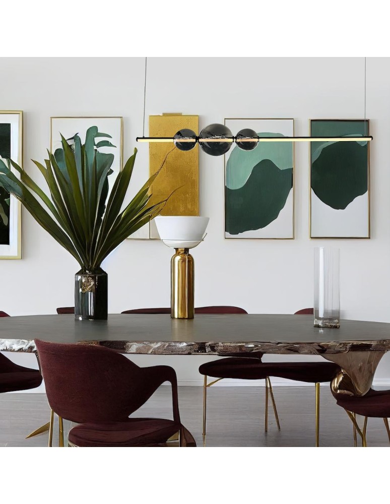 Pendant lamps over the island - Milagro KUGEL 30W pendant lamp ML0982 - product kolory-swiatla.pl 4