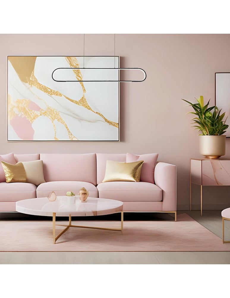 Pendant lamps over the island - Milagro FRAME 42W pendant lamp ML1046 - product kolory-swiatla.pl 4