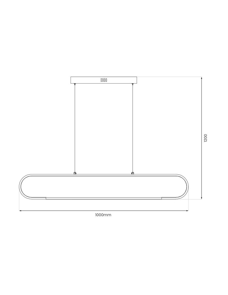 Pendant lamps over the island - Milagro FRAME 42W pendant lamp ML1046 - product kolory-swiatla.pl 5