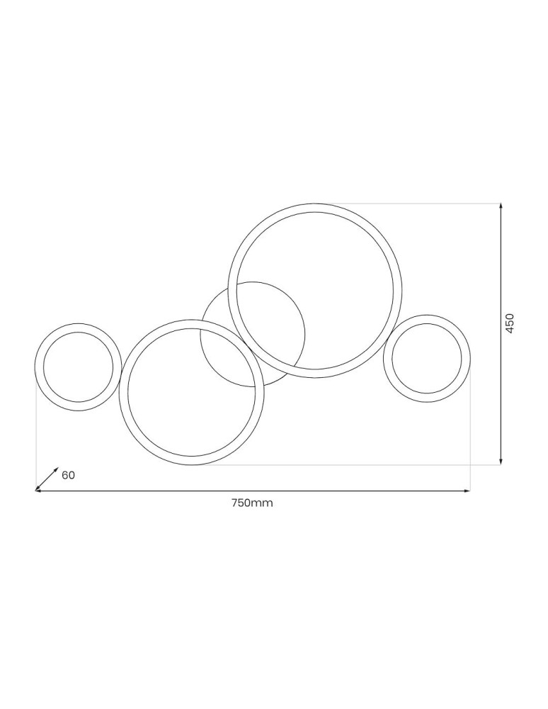 LED ceiling lamps - Milagro UNIVERSE 30W ceiling lamp ML1047 - product kolory-swiatla.pl 4