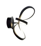 LED wall lamps - Milagro Wall lamp TESORO BLACK 15W LED ML1052 - product 1