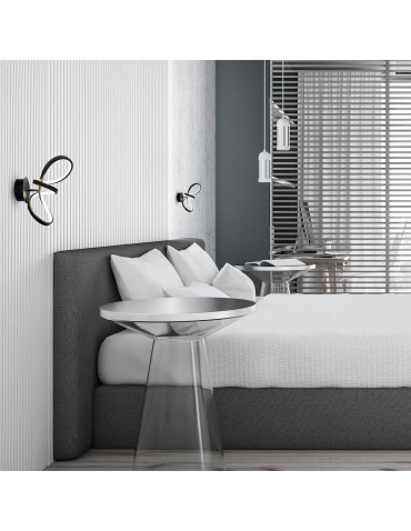 Milagro Wall lamp TESORO BLACK 15W LED ML1052 - product 2