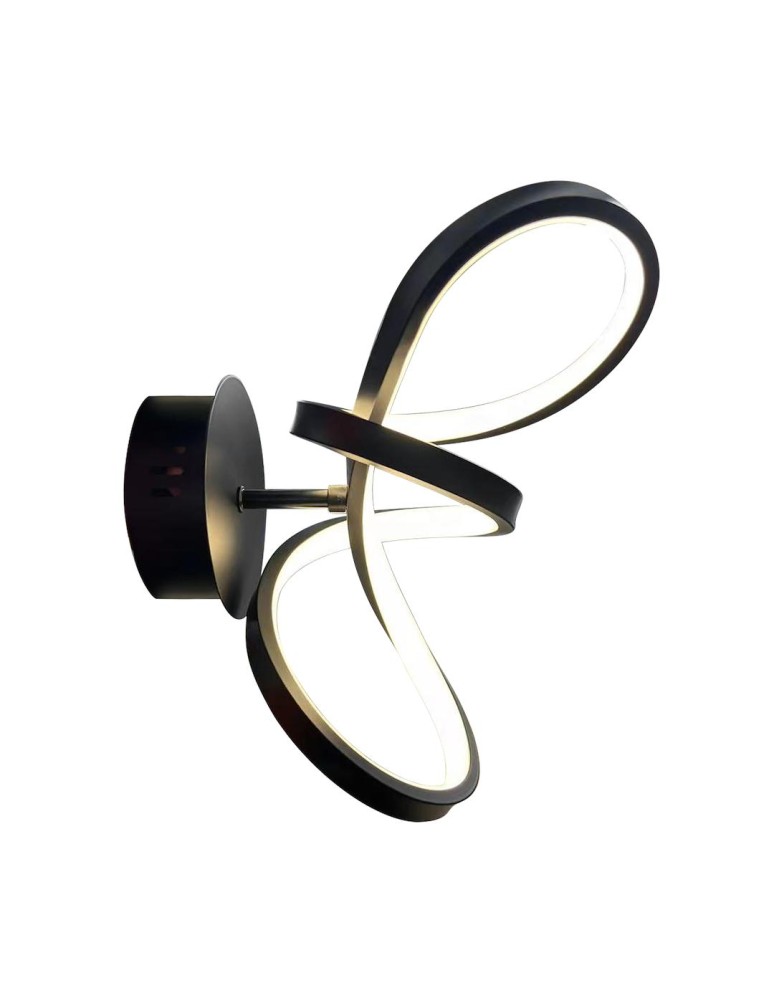 LED wall lamps - Milagro Wall lamp TESORO BLACK 15W LED ML1052 - product kolory-swiatla.pl 5