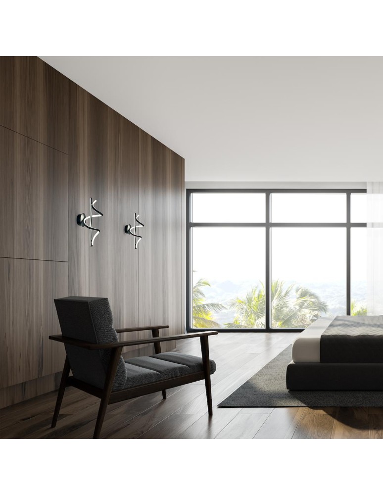 LED wall lamps - Milagro TWIST 12W LED wall lamp ML1058 - product kolory-swiatla.pl 3