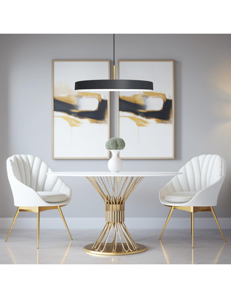 Scandinavian style pendant lamps - Milagro DISC 38W LED pendant lamp ML1065 - product kolory-swiatla.pl 3