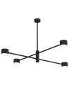 Milagro Lampa sufitowa CROSS BLACK 4xGX53 MLP8922