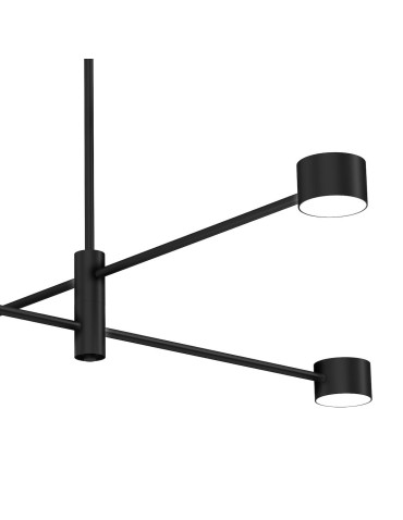 Milagro Lampa sufitowa CROSS BLACK 4xGX53 MLP8922 - produkt 2