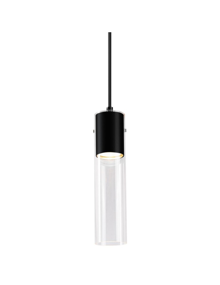 Single pendant lamps - Milagro Ricky Pendant Lamp Black 1xGU10 ML1088 - product kolory-swiatla.pl 2