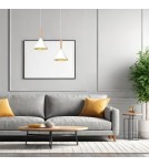 Single pendant lamps - Milagro PERU WHITE 1xE27 pendant lamp MLP0979 - product 3