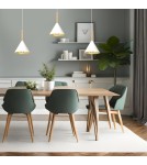 Single pendant lamps - Milagro PERU WHITE 1xE27 pendant lamp MLP0979 - product 4