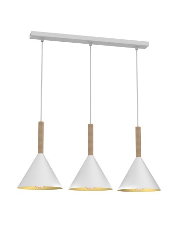 Milagro PERU WHITE 3xE27 pendant lamp MLP0980