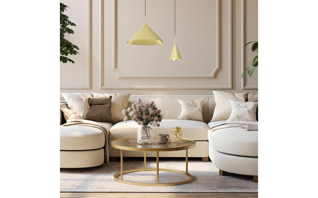 Milagro Lampa wisząca CAPITAL GOLD Ø46cm 1xGX53 MLP0951