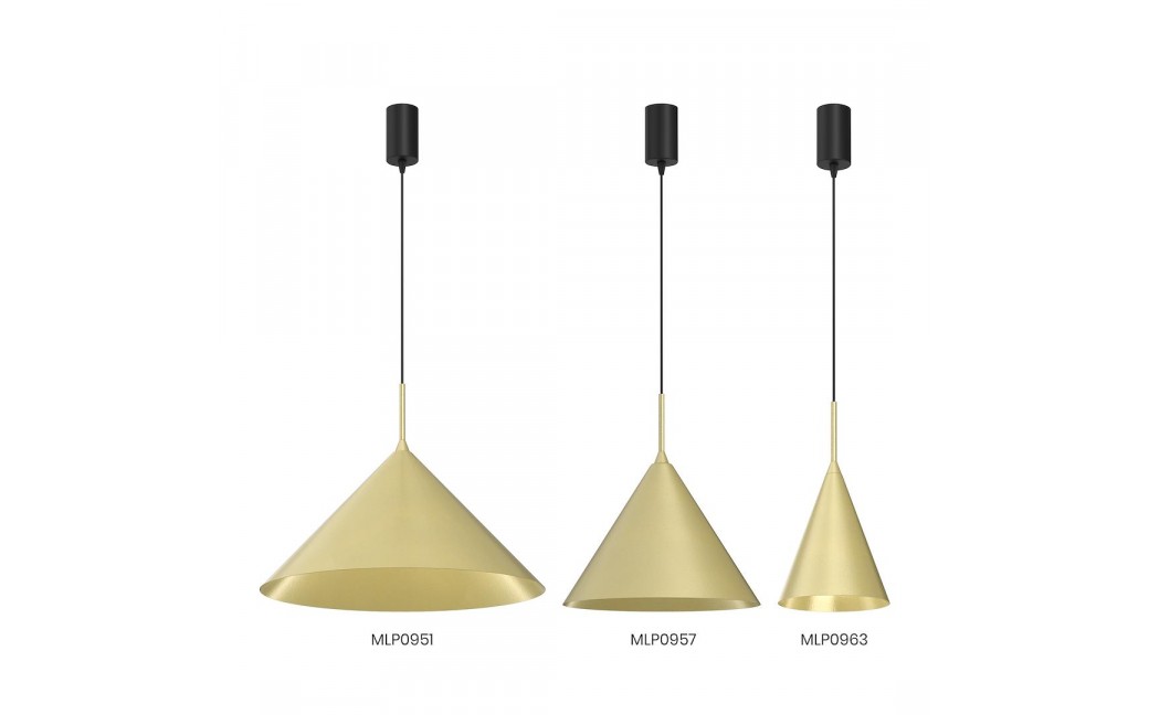 Milagro Lampa wisząca CAPITAL GOLD Ø46cm 1xGX53 MLP0951