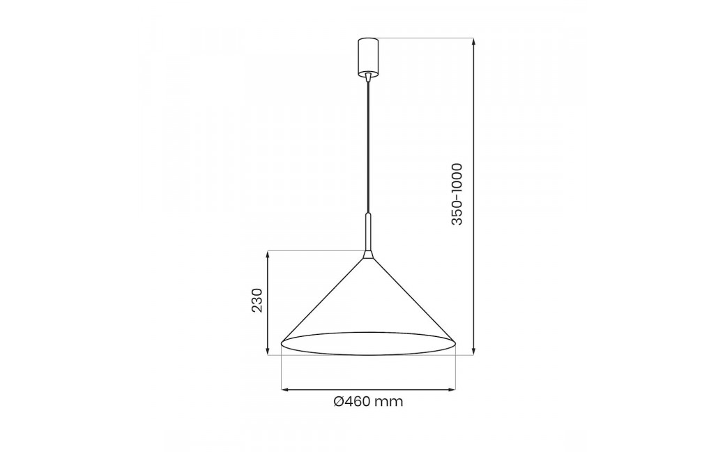 Milagro Lampa wisząca CAPITAL GOLD Ø46cm 1xGX53 MLP0951
