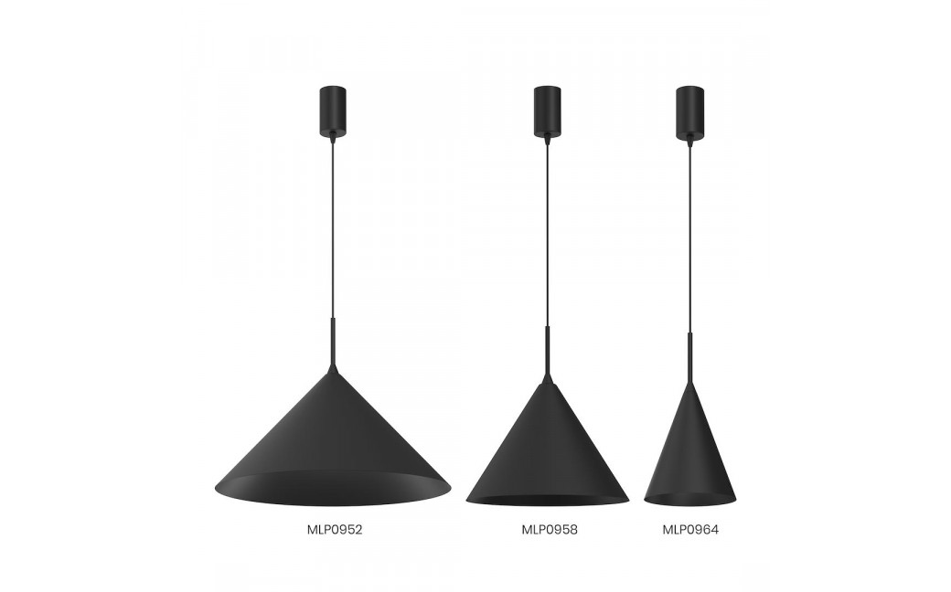 Milagro Lampa wisząca CAPITAL BLACK Ø46cm 1xGX53 MLP0952