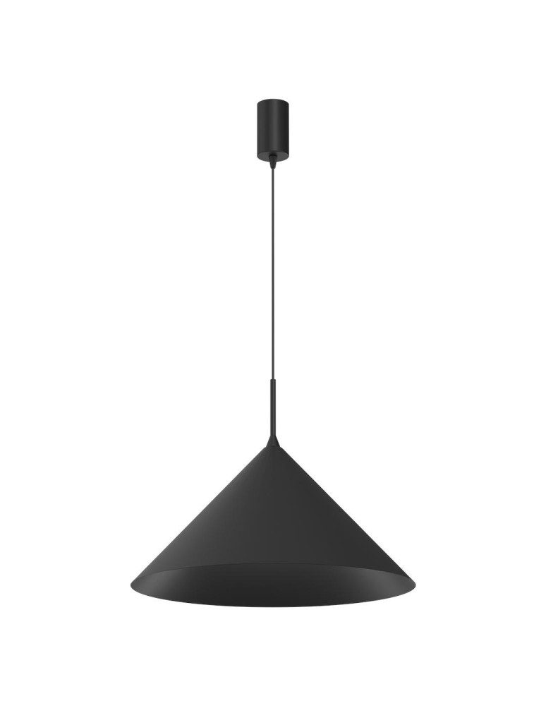 Single pendant lamps - Milagro CAPITAL BLACK pendant lamp Ø46cm 1xGX53 MLP0952 - product kolory-swiatla.pl 7