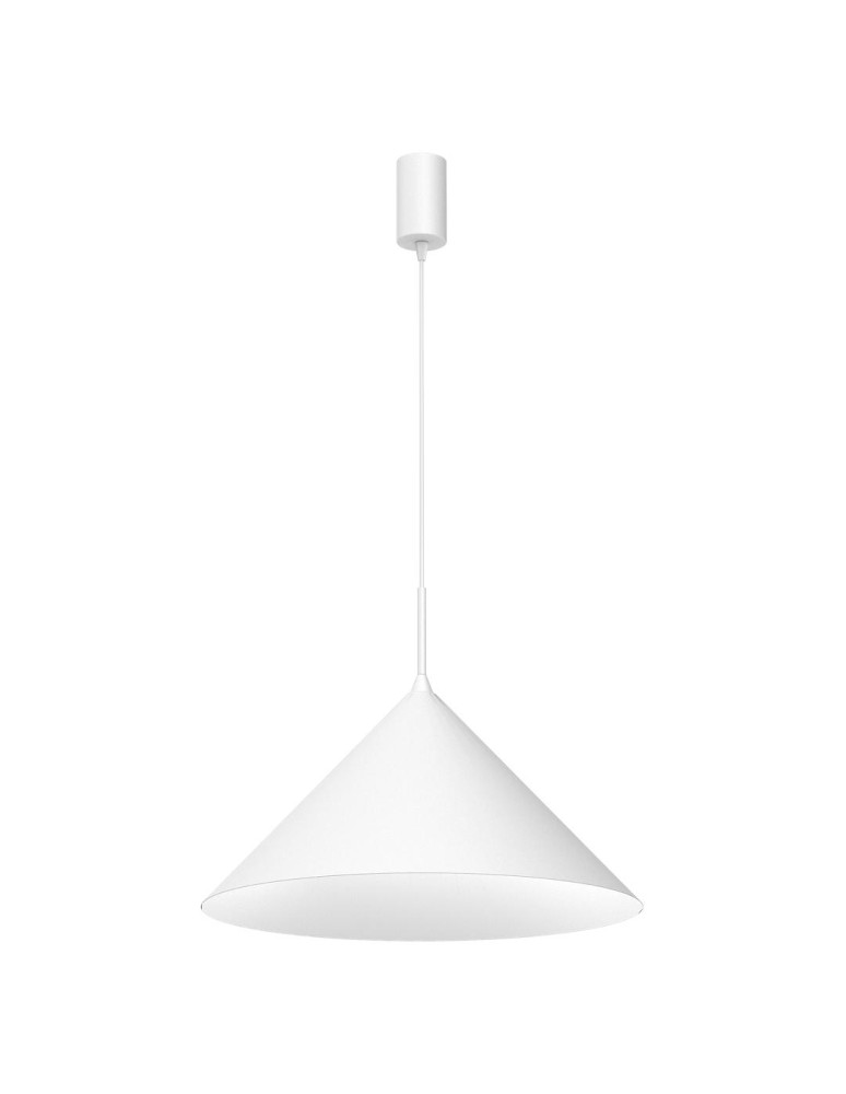 Single pendant lamps - Milagro CAPITAL WHITE pendant lamp Ø46cm 1xGX53 MLP0953 - product kolory-swiatla.pl 7