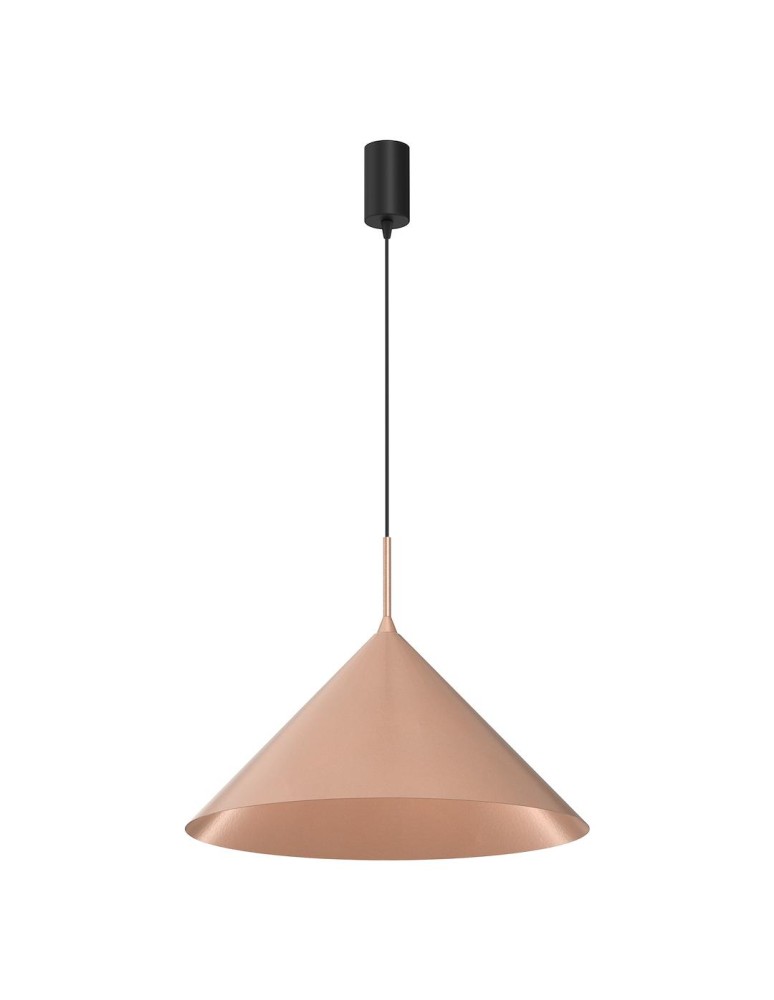 Single pendant lamps - Milagro CAPITAL ROSE GOLD pendant lamp Ø46cm 1xGX53 MLP0954 - product kolory-swiatla.pl 1
