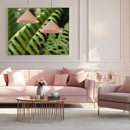Milagro Lampa wisząca CAPITAL ROSE GOLD Ø46cm 1xGX53 MLP0954