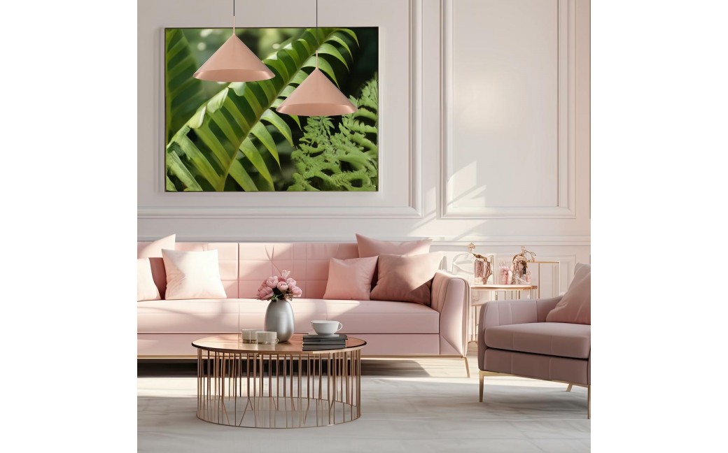 Milagro Lampa wisząca CAPITAL ROSE GOLD Ø46cm 1xGX53 MLP0954