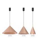 Single pendant lamps - Milagro CAPITAL ROSE GOLD pendant lamp Ø46cm 1xGX53 MLP0954 - product 5