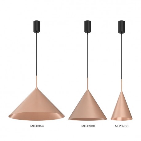 Milagro Lampa wisząca CAPITAL ROSE GOLD Ø46cm 1xGX53 MLP0954