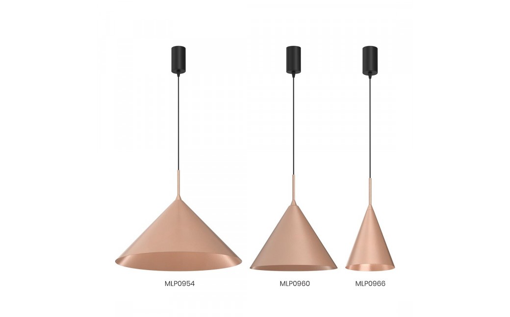 Milagro Lampa wisząca CAPITAL ROSE GOLD Ø46cm 1xGX53 MLP0954