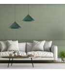 Single pendant lamps - Milagro CAPITAL GREEN pendant lamp Ø46cm 1xGX53 MLP0955 - product 4