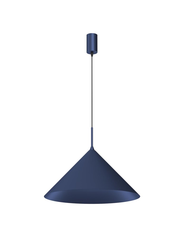 Single pendant lamps - Milagro CAPITAL NAVY BLUE pendant lamp Ø46cm 1xGX53 MLP0956 - product kolory-swiatla.pl 1