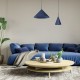 Milagro Lampa wisząca CAPITAL NAVY BLUE Ø46cm 1xGX53 MLP0956