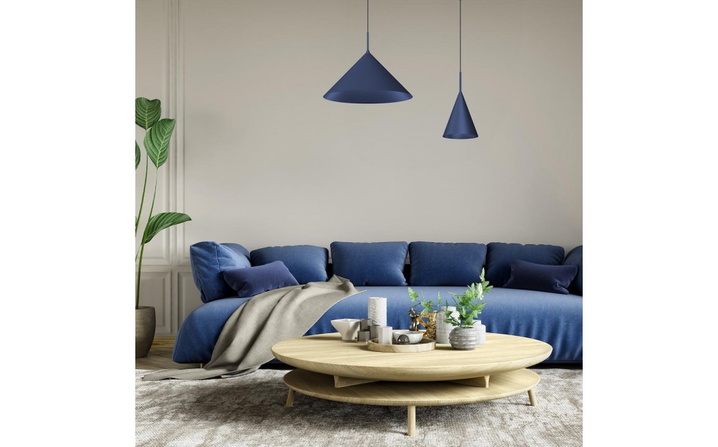Milagro Lampa wisząca CAPITAL NAVY BLUE Ø46cm 1xGX53 MLP0956