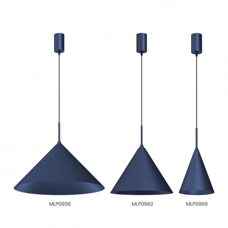 Milagro Lampa wisząca CAPITAL NAVY BLUE Ø46cm 1xGX53 MLP0956