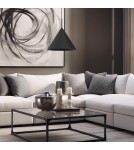 Single pendant lamps - Milagro CAPITAL BLACK pendant lamp Ø32cm 1xGX53 MLP0958 - product 4