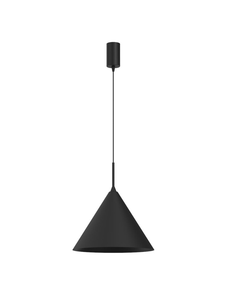 Single pendant lamps - Milagro CAPITAL BLACK pendant lamp Ø32cm 1xGX53 MLP0958 - product kolory-swiatla.pl 7