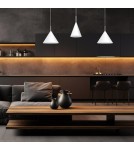 Single pendant lamps - Milagro CAPITAL WHITE pendant lamp Ø32cm 1xGX53 MLP0959 - product 3