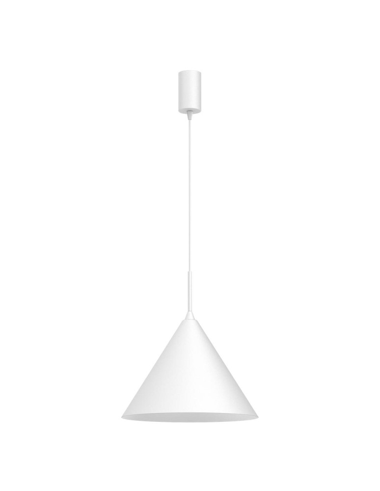 Single pendant lamps - Milagro CAPITAL WHITE pendant lamp Ø32cm 1xGX53 MLP0959 - product kolory-swiatla.pl 7
