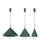 Single pendant lamps - Milagro CAPITAL GREEN pendant lamp Ø32cm 1xGX53 MLP0961 - product 5