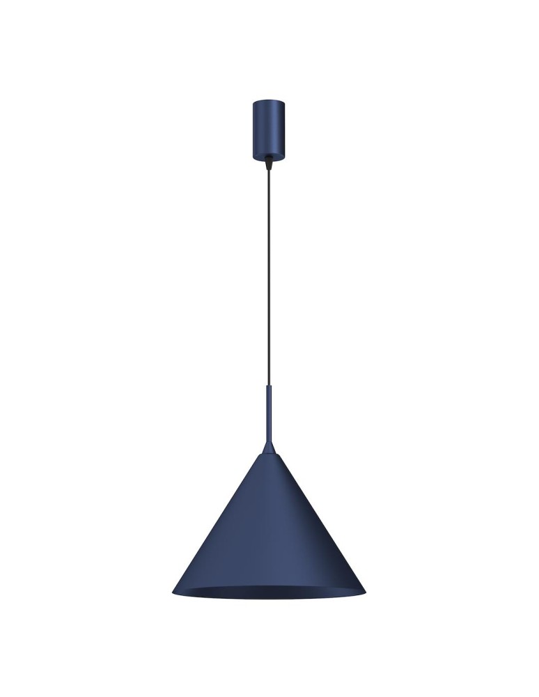 Single pendant lamps - Milagro CAPITAL NAVY BLUE pendant lamp Ø32cm 1xGX53 MLP0962 - product kolory-swiatla.pl 1