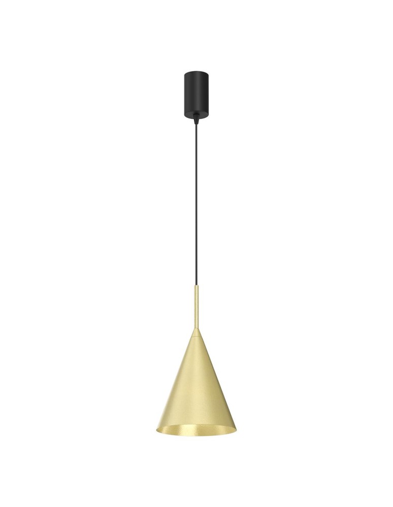 Single pendant lamps - Milagro CAPITAL GOLD pendant lamp Ø17cm 1xGX53 MLP0963 - product kolory-swiatla.pl 1