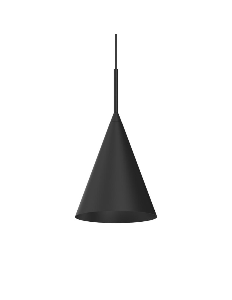 Single pendant lamps - Milagro CAPITAL BLACK pendant lamp Ø17cm 1xGX53 MLP0964 - product kolory-swiatla.pl 2
