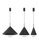 Single pendant lamps - Milagro CAPITAL BLACK pendant lamp Ø17cm 1xGX53 MLP0964 - product 5