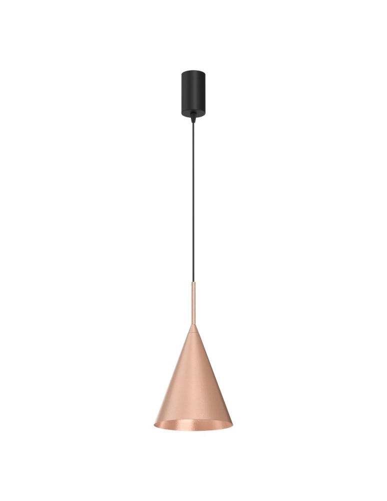 Single pendant lamps - Milagro CAPITAL ROSE GOLD pendant lamp Ø17cm 1xGX53 MLP0966 - product kolory-swiatla.pl 7